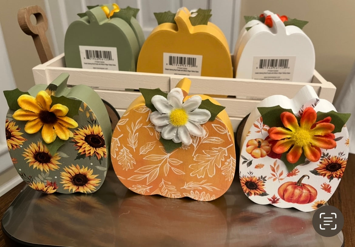 Wood Pumpkins